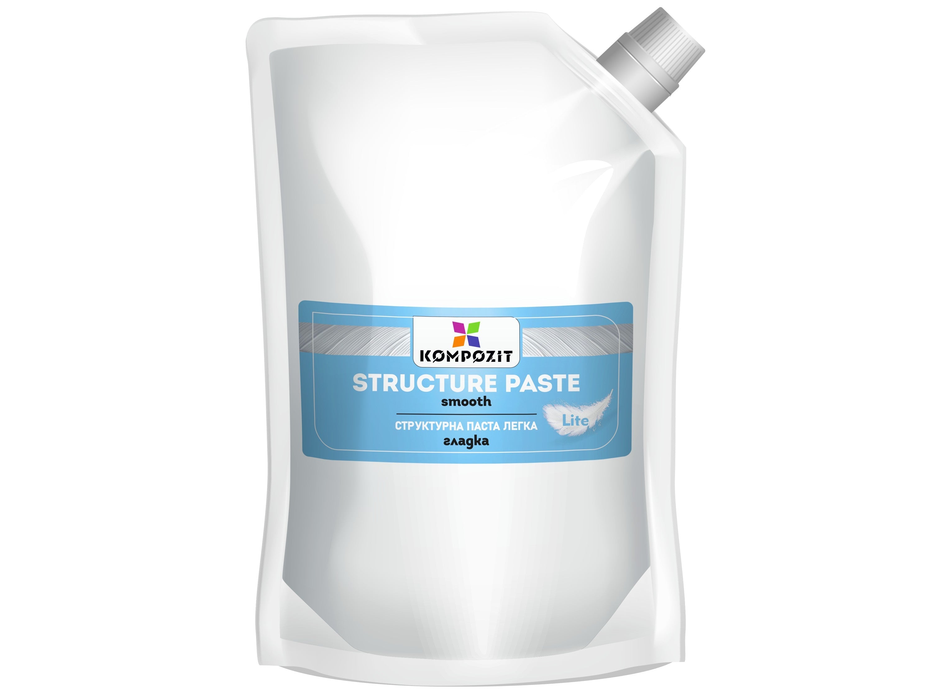 Bijela glatka strukturirna pasta LITE – 500 ml