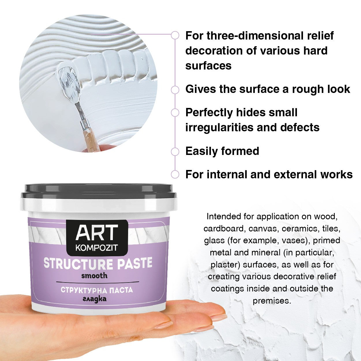 Set strukturnih pasti Kompozit 6 x 300 ml