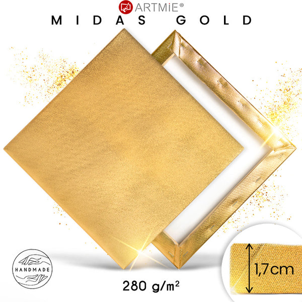 ARTMIE MIDAS zlatno slikarsko platno na okviru — slika 1