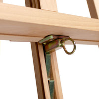 Alpha Easel ARTMIE slikarski stalak sa postavljenim platnom u ateljeu