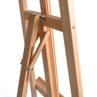 Sklopljen Alpha Easel ARTMIE slikarski stalak spreman za odlaganje