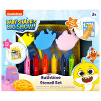 Baby Shark set pastela za kadu za crtanje po pločicama i kadi tokom kupanja.