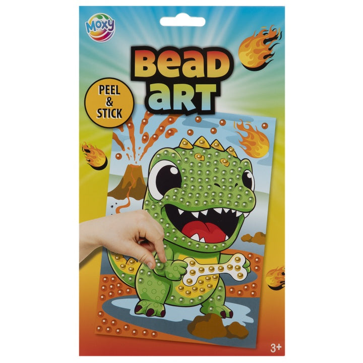 BEAD ART set 24x20 cm sa motivom dinosaura za djecu
