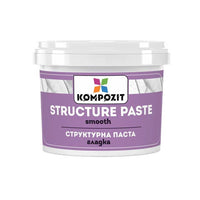 Bijela glatka strukturirna pasta marke Kompozit u plastičnoj posudi