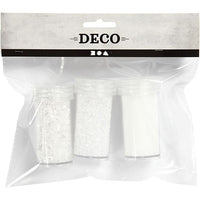 Bijeli glitter - set od 3 kom — slika 2