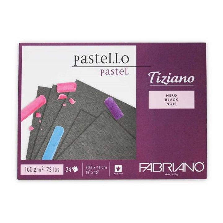Blok crnih papira za pastel FABRIANO Tiziano — slika 3