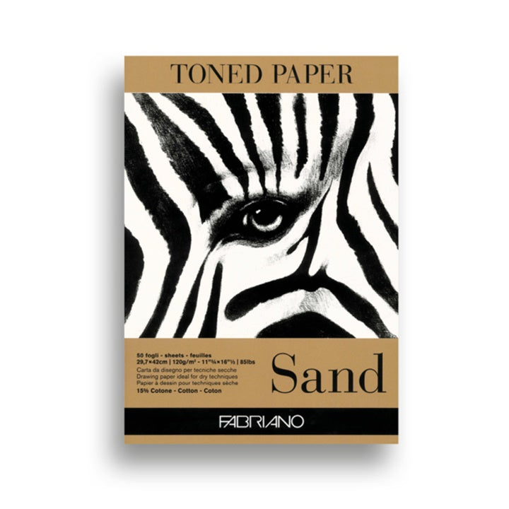 Blok za crtanje FABRIANO brown TONED SAND — slika 3