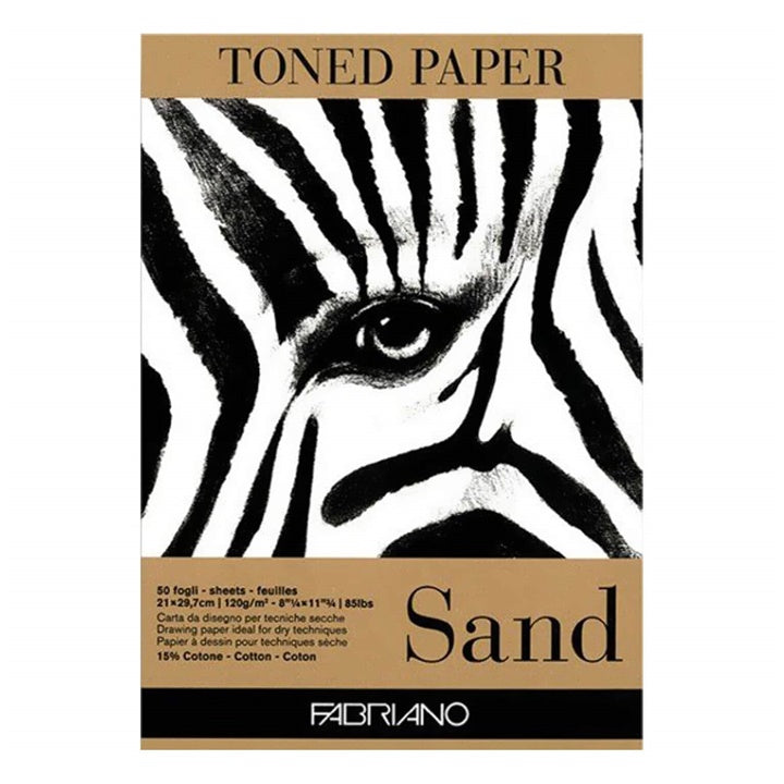 Blok za crtanje FABRIANO brown TONED SAND — slika 2