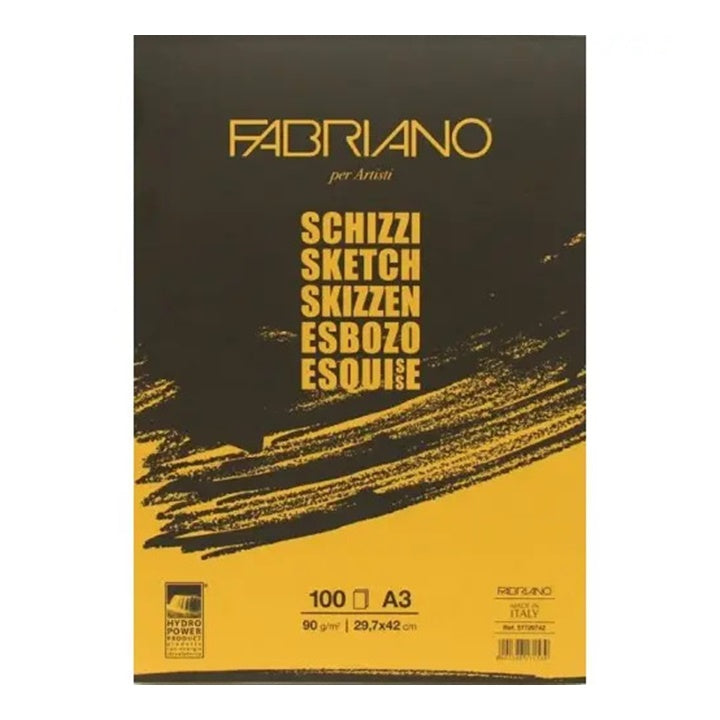 Blok za crtanje FABRIANO SKETCH lijepljen — slika 4