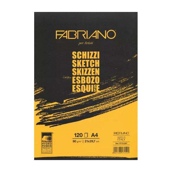Blok za crtanje FABRIANO SKETCH lijepljen — slika 3