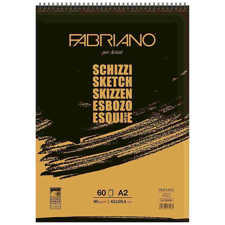 Blok za crtanje FABRIANO SKETCH u spiralnom uvezu — slika 5