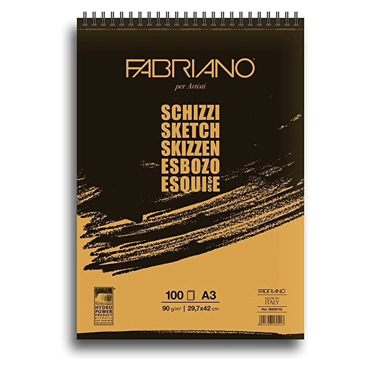 Blok za crtanje FABRIANO SKETCH u spiralnom uvezu — slika 4