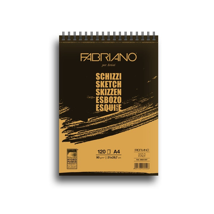 Blok za crtanje FABRIANO SKETCH u spiralnom uvezu — slika 3