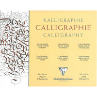 Blok za kaligrafiju CLAIREFONTAINE Ivory 130 g 25 listova – 24 x 30 cm