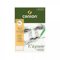 Blok za skiciranje CANSON C a grain 125 g/m² A4 - 30 listova, spiralni povez