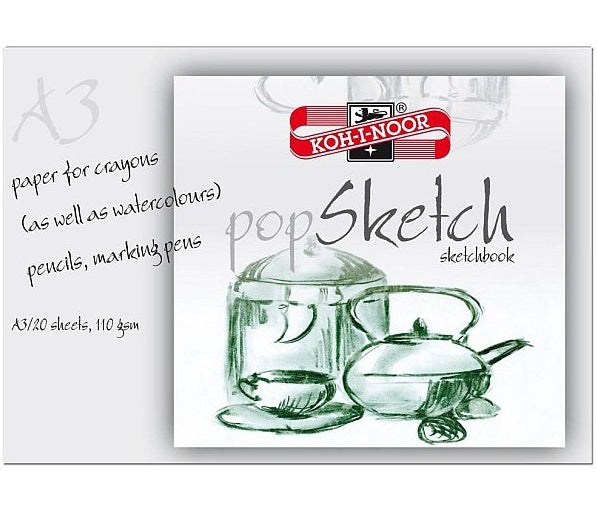 Blok za skiciranje POP SKETCH KOH-I-NOOR A4/A3 — slika 2