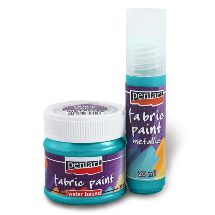 Boja za tekstil metalik - 20 ml — slika 2