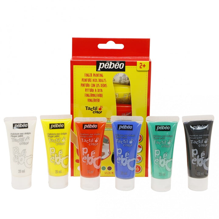 Boje za prste Pebeo Tactilcolor 6 x 20 ml — slika 2