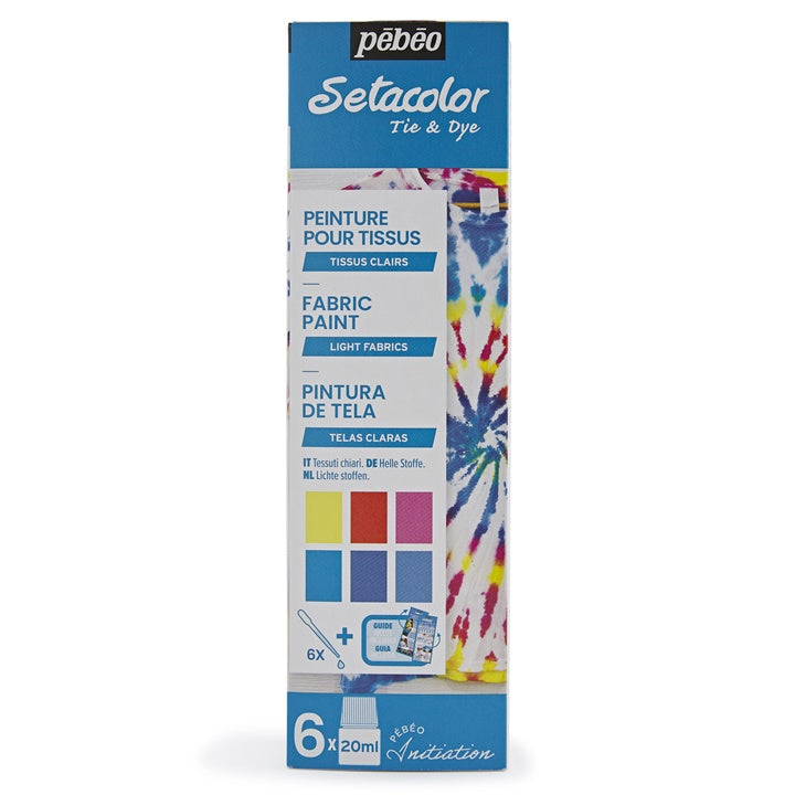 Boje za svijetle tekstile Pebeo Setacolor 6 x 20 ml — slika 1