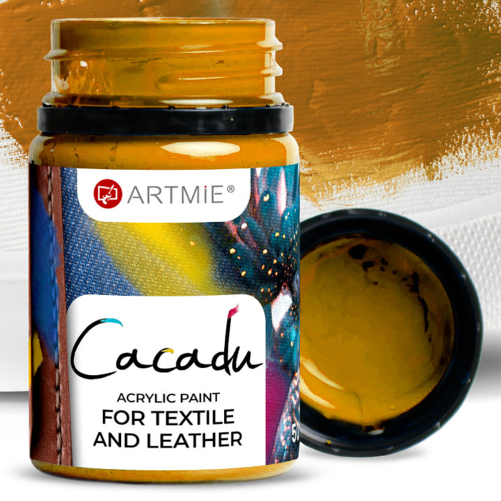 Boje za tekstil i kožu ARTMIE CACADU 50 ml – 6 oker žuta