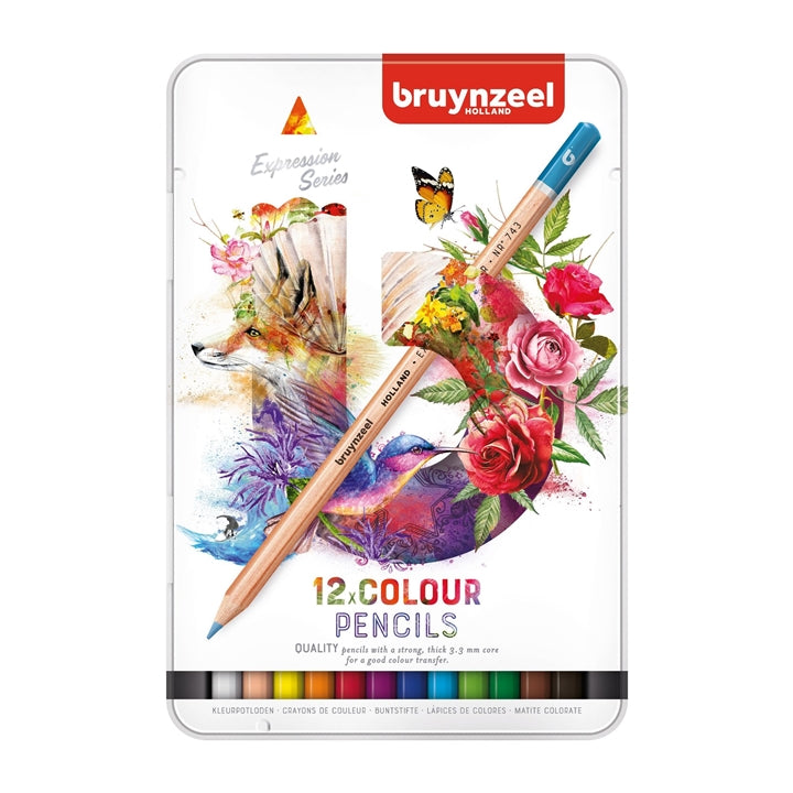 Bojice bruynzeel Expression Series u metalnoj kutiji - izaberi set — slika 2