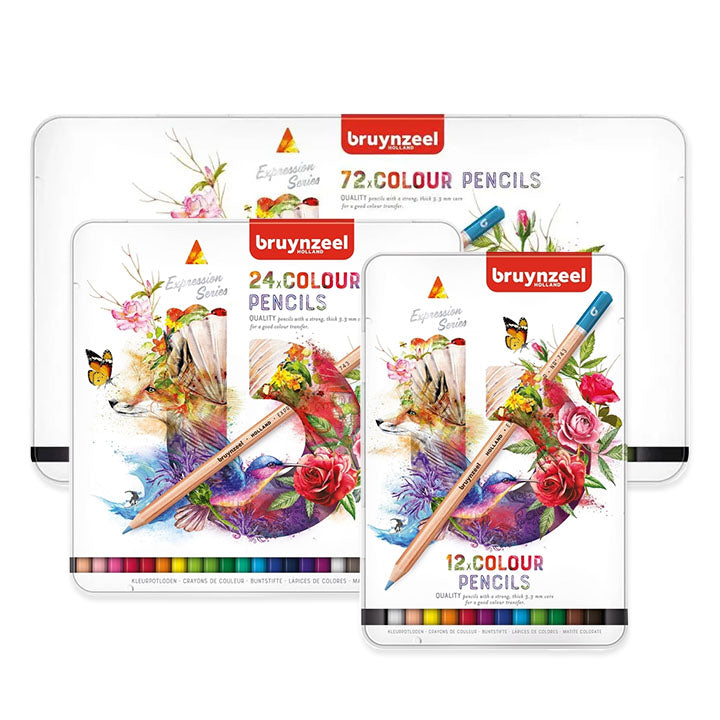 Bojice bruynzeel Expression Series u metalnoj kutiji - izaberi set — slika 1