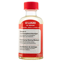 Brzosušeći sjajni medij za uljane boje LUKAS Medium 3 125 ml