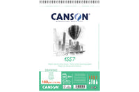 Blok za skiciranje Canson 1557 sitnozrnasti 180 g/m² A4, 30 listova sa spiralom