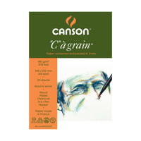 Canson C a grain blok za skiciranje 180 g/m² 30 listova A5 finozrnati ljepljeni