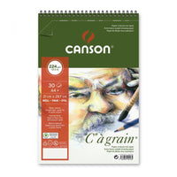 Skicen blok CANSON C a grain 224 g/m² A4, 30 listova, sitnozrnasti, spiralni uvez