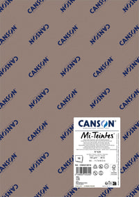Papir za pastel Canson Mi-Teintes A3 160 g - 10 listova – Filc siva 429