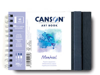 CANSON Montval akvarelni blok CP 300 g/m² 48 listova A5 tvrdi povez
