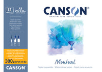 Canson Montval akvarelni blok CP 300 g 12L A3 lijepljeni