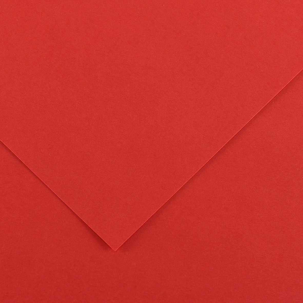 CANSON papir u boji Vivaldi 50 x 65 cm 240 g 125H – Crvena 15