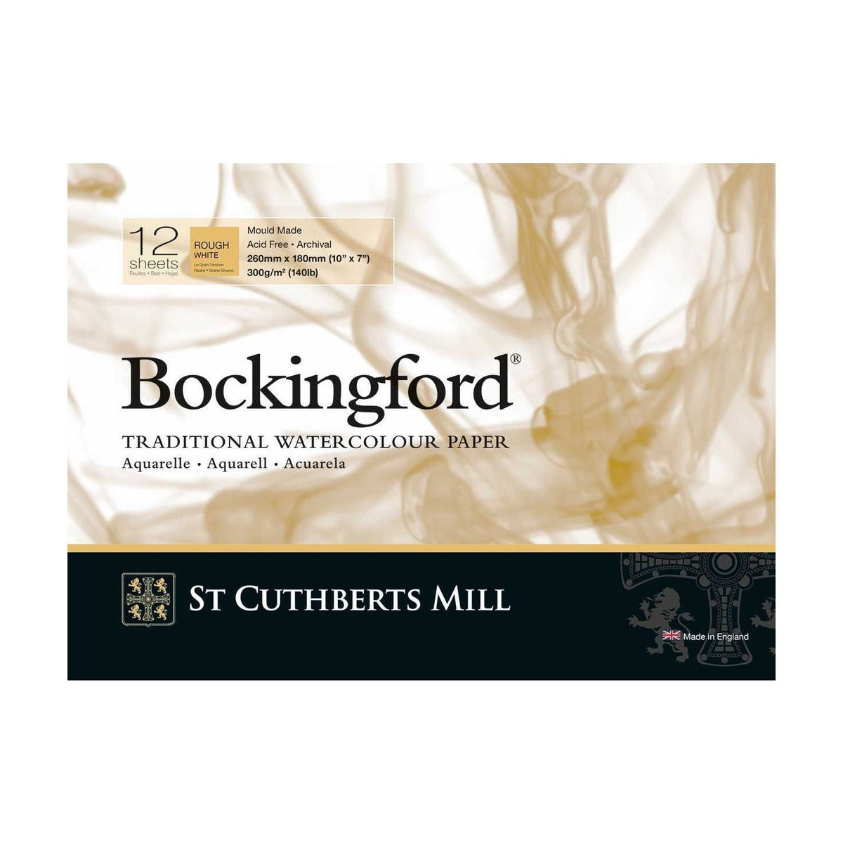 CANSON St Cuthberts Bockingford akvarelni blok Rough 300 g/m² - 12 listova, razni formati
