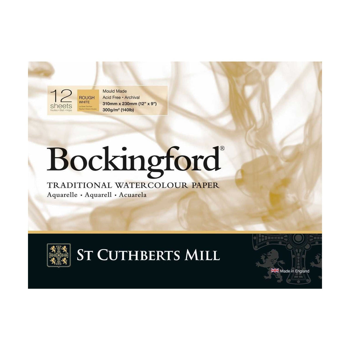 CANSON St Cuthberts Bockingford akvarelni blok Rough 300 g/m² - 12 listova, razni formati