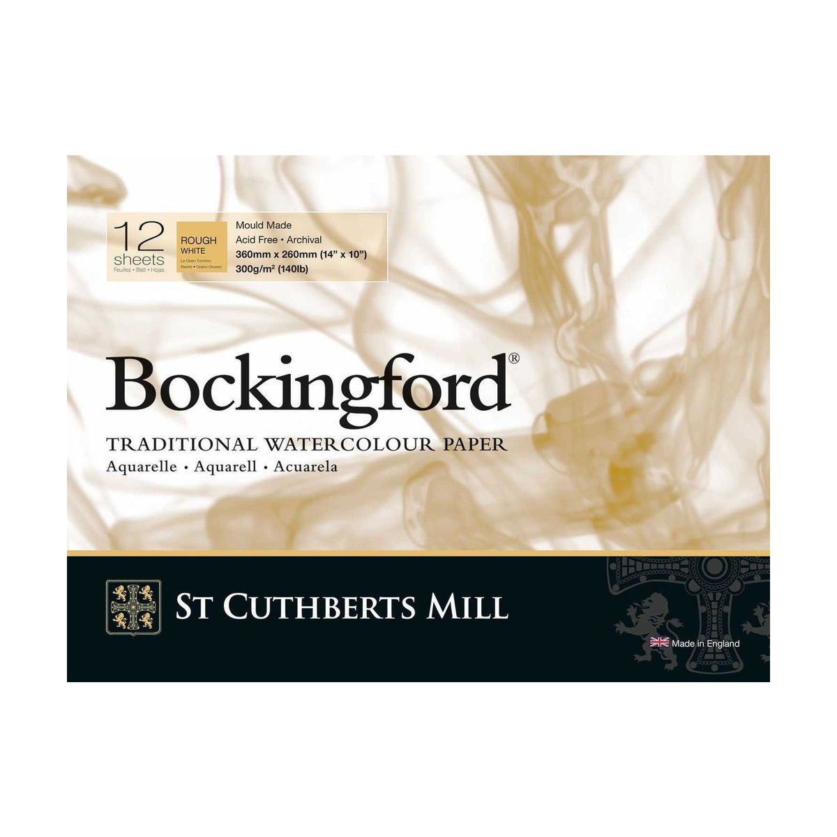 CANSON St Cuthberts Bockingford akvarelni blok Rough 300 g/m² - 12 listova, razni formati