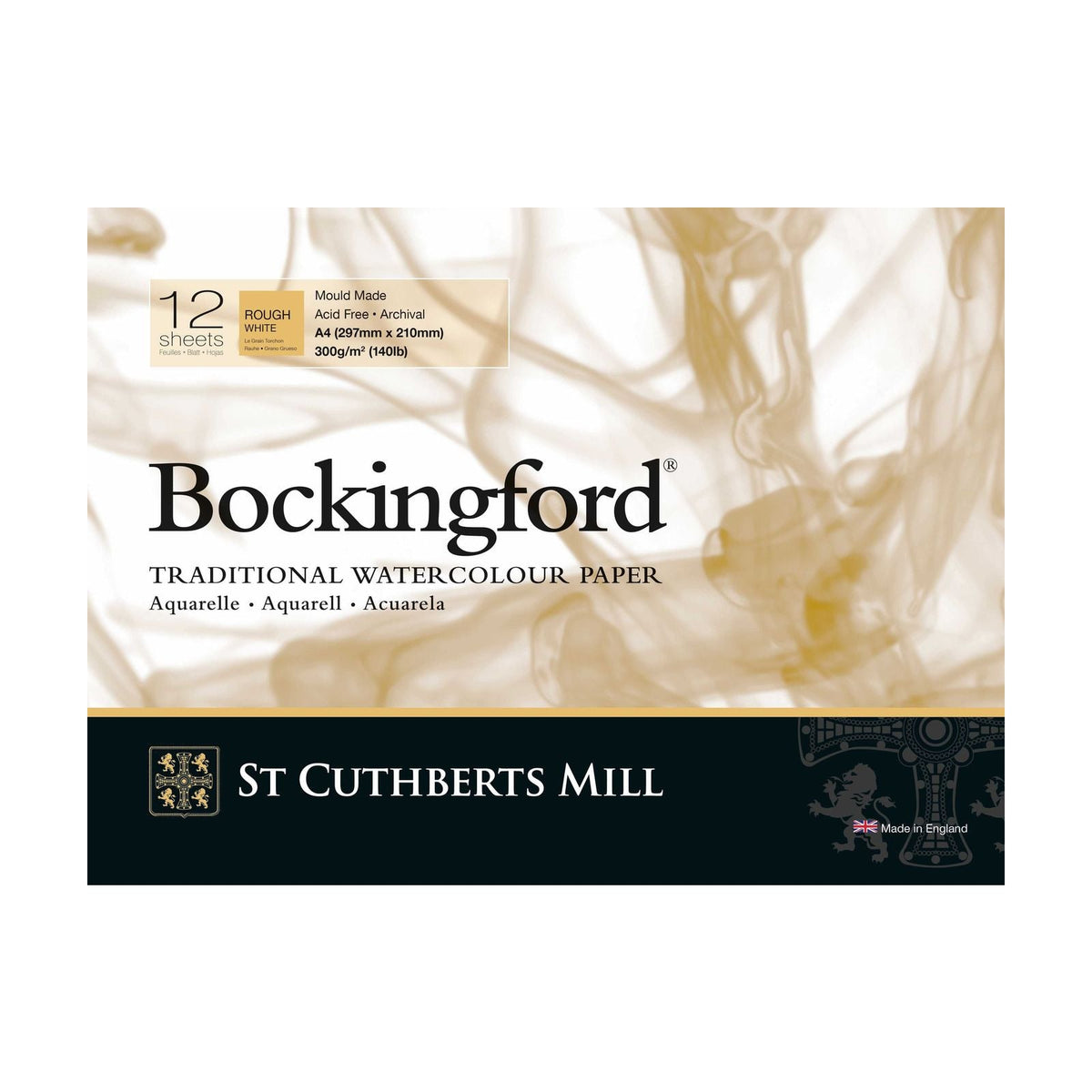 CANSON St Cuthberts Bockingford akvarelni blok Rough 300 g/m² - 12 listova, razni formati