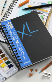 Canson XL Mix Media Textured blok 300 g/m² 68 listova A4 lijepljeni