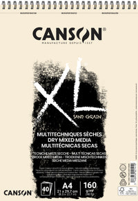 Canson XL Touch blok za pastel Natural 160 g/m² 40L A4 spiralni povez
