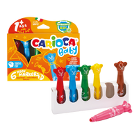 Carioca flomasteri Baby okrugli vrh, miks boja