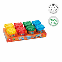 Carioca masa za modeliranje Baby Do 1+, 150 g, miks boja – 8 ×