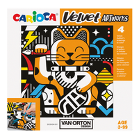Carioca plišane bojanke 4 kom – VAN ORTON Art