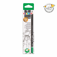 Carioca trouglasta olovka Black, 12 kom – 4/2H