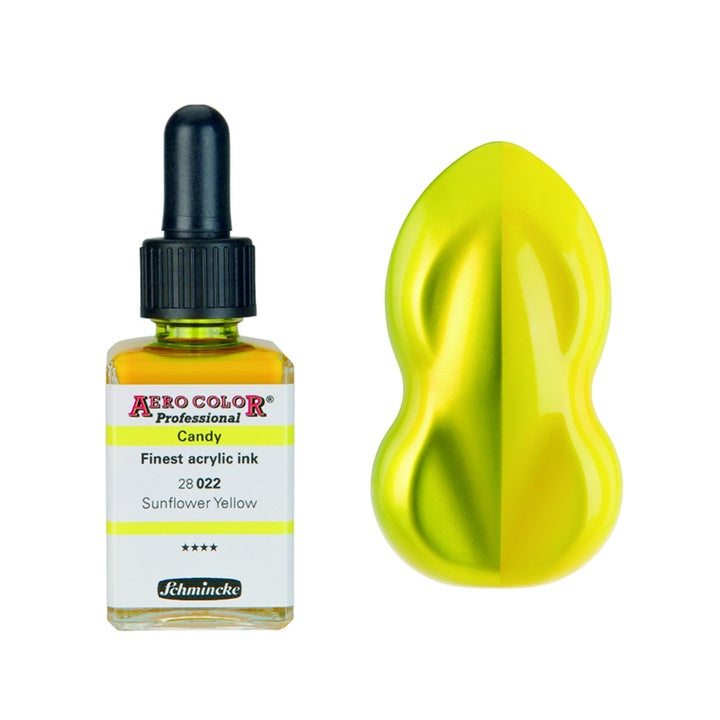 Akrilna tinta Schmincke AERO COLOR Professional Candy 28 ml – 022 Suncokret Žuta