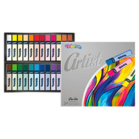 Set od 24 četvrtaste suhe pastele Colorino Artist u kartonskom pakovanju