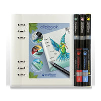 Chameleon flomasteri sa sveskom Filofax - set od 6 komada