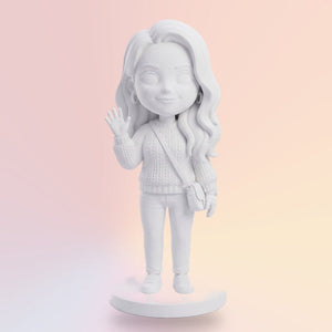 Bijela 3D figurica 25 cm