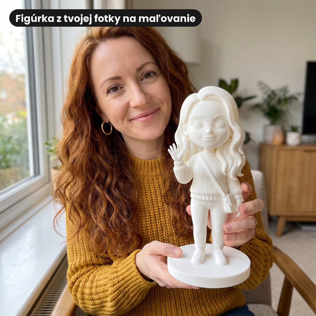 Chibi figurica od fotografije za bojenje