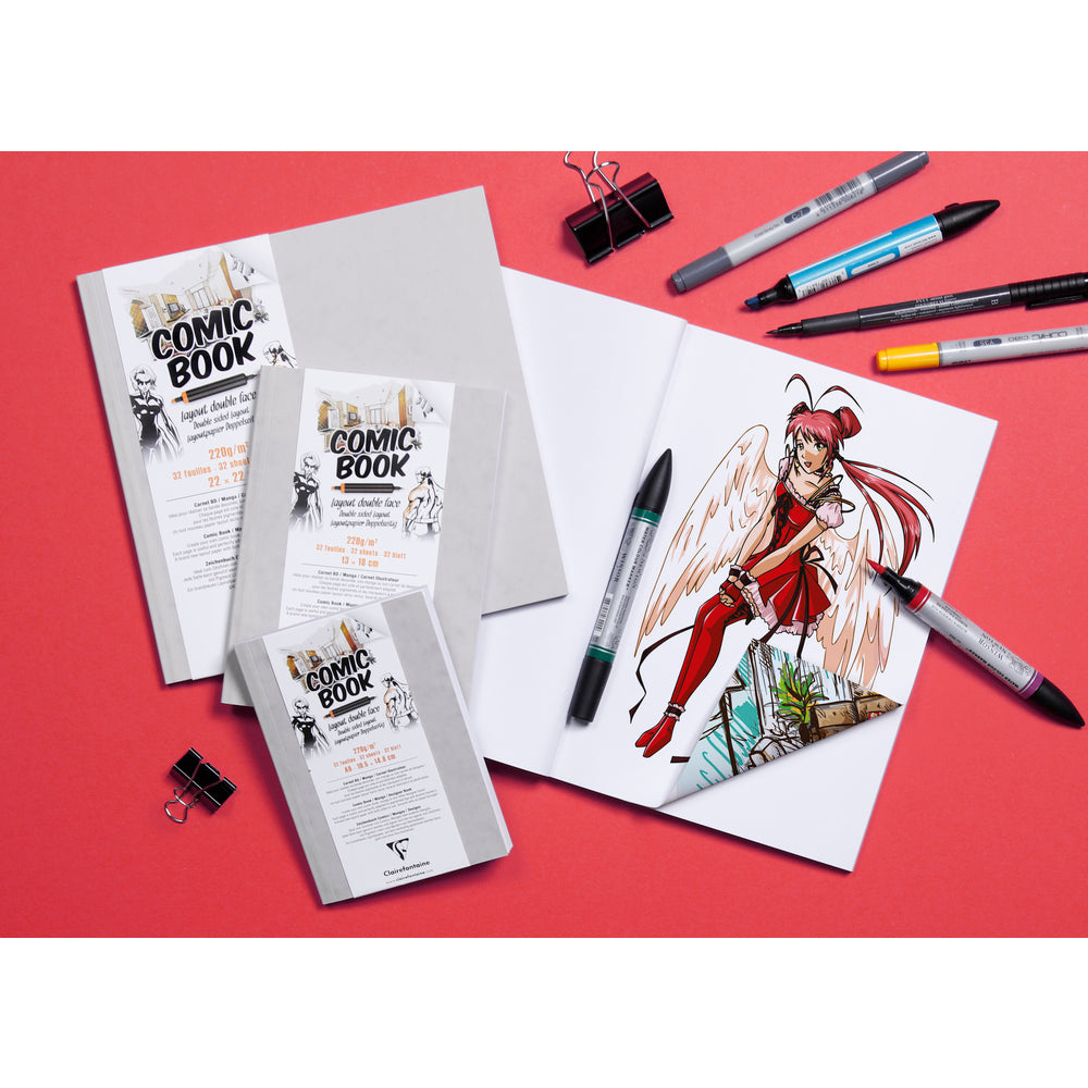 Clairefontaine blok za stripove 220 g 32L lijepljeni